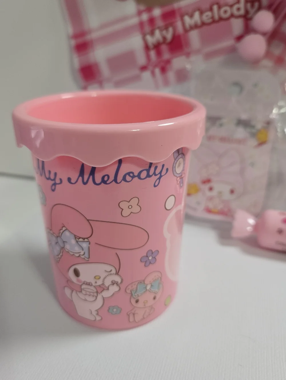 My Melody Pink Bundle, Bag Charms, Pens, Lip Balm 11 Piece Set NWT